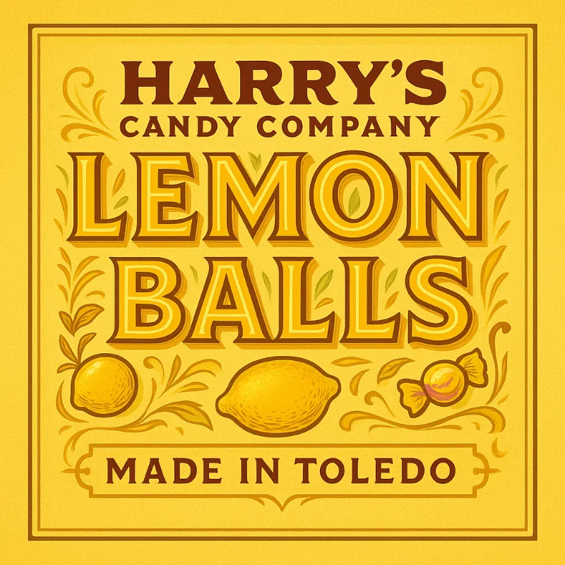 Lemon Balls freeze-dried candy